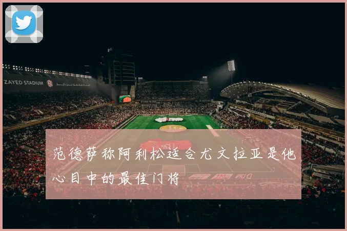 范德萨称阿利松适合尤文拉亚是他心目中的最佳门将